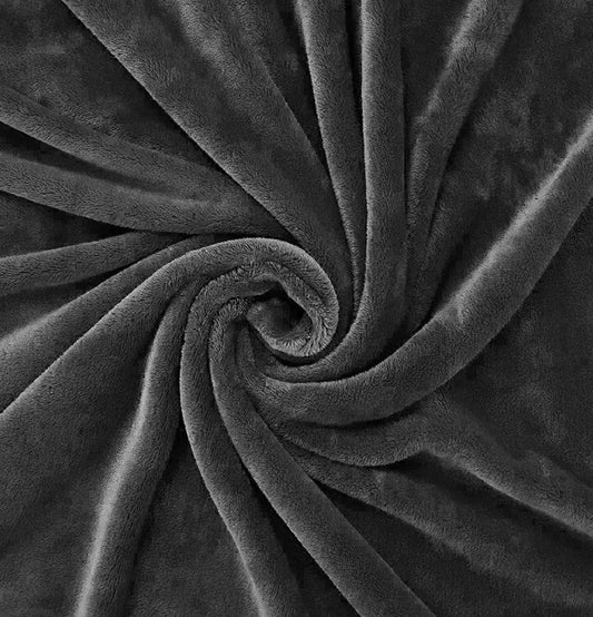 Slate Grey Plush Blanket