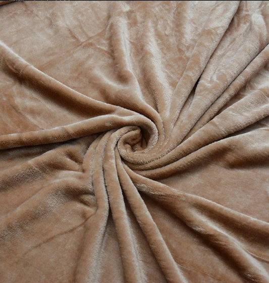 Beige Plush Blanket