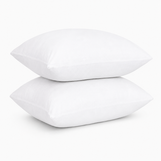 Premium Pillow Cover Set – Soft Pillow Cases (19 x 29 Inches) – Pack of 2- White