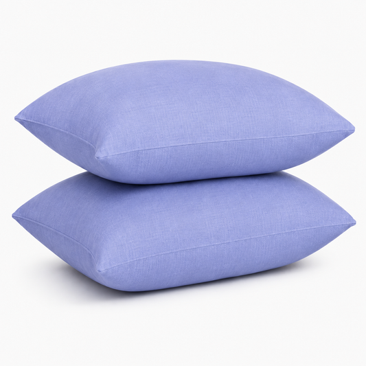 Premium Pillow Cover Set – Soft Pillow Cases (19 x 29 Inches) – Pack of 2- Periwinkle