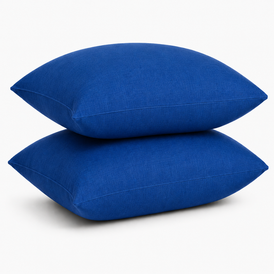 Premium Pillow Cover Set – Soft Pillow Cases (19 x 29 Inches) – Pack of 2- Royal Blue