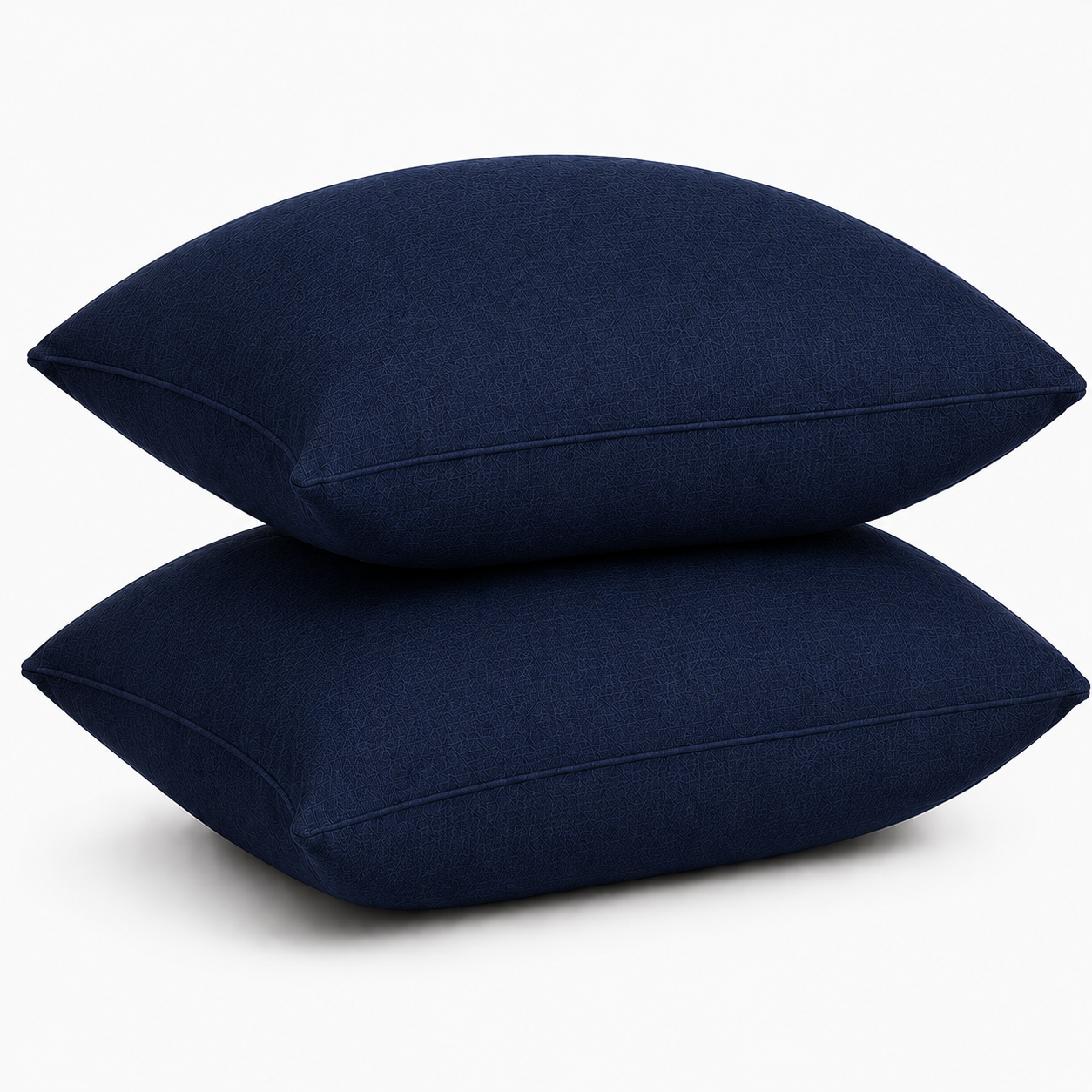Premium Pillow Cover Set – Soft Pillow Cases (19 x 29 Inches) – Pack of 2- Navy