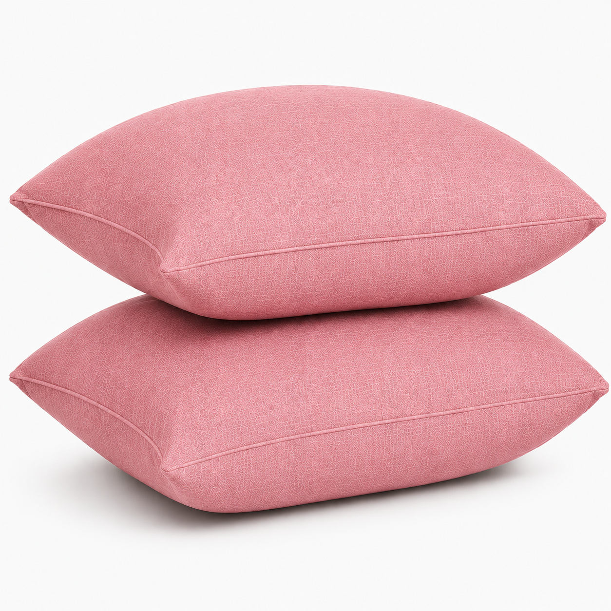 Premium Pillow Cover Set – Soft Pillow Cases (19 x 29 Inches) – Pack of 2- Pink