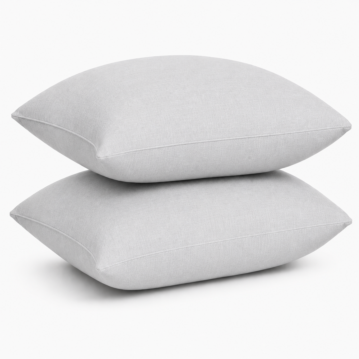 Premium Pillow Cover Set – Soft Pillow Cases (19 x 29 Inches) – Pack of 2- Light Grey