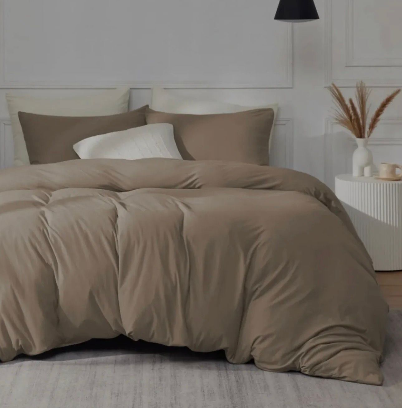 Taupe Beige Comforter Set