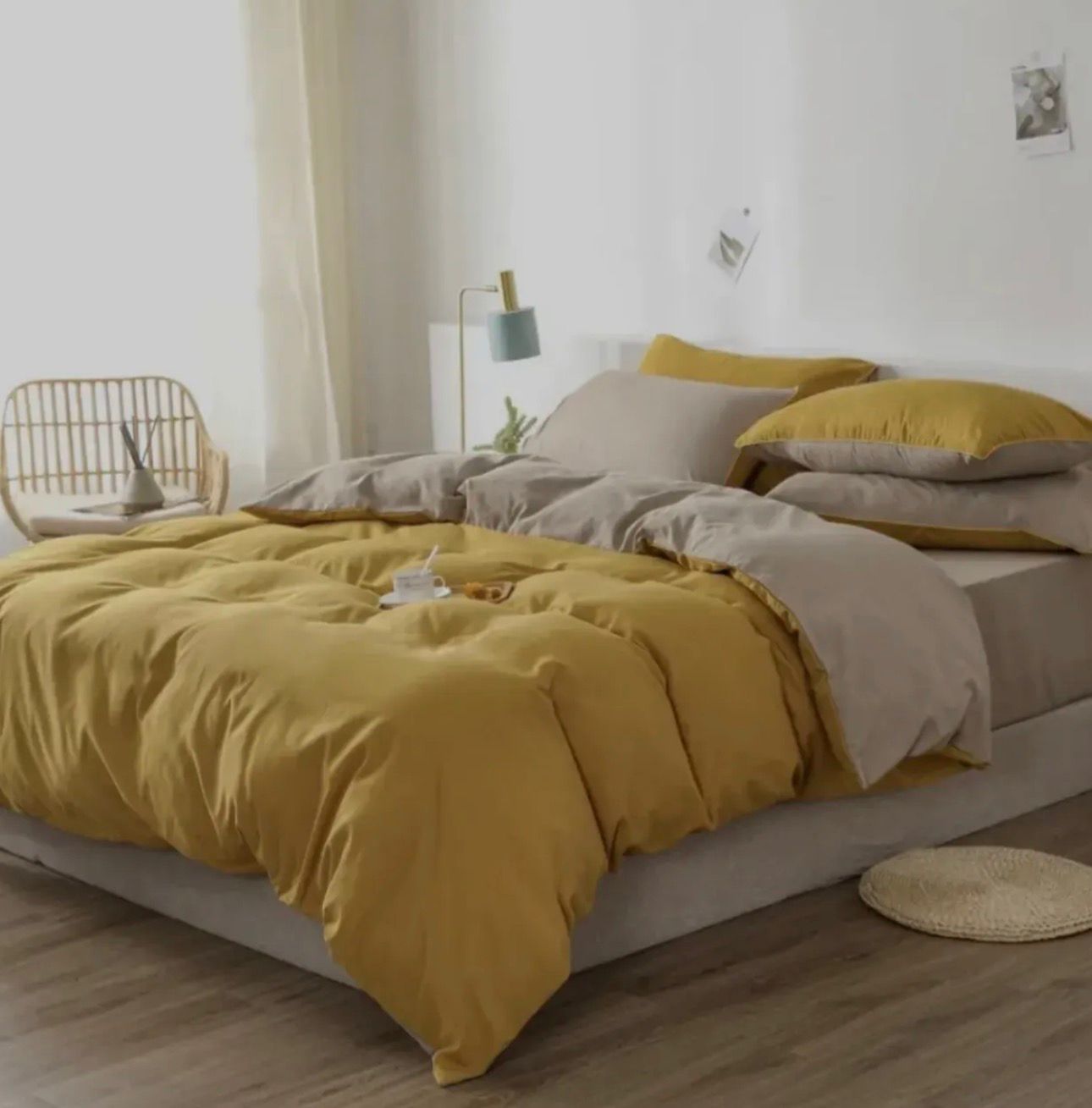 Mustard Yellow Comforter Set