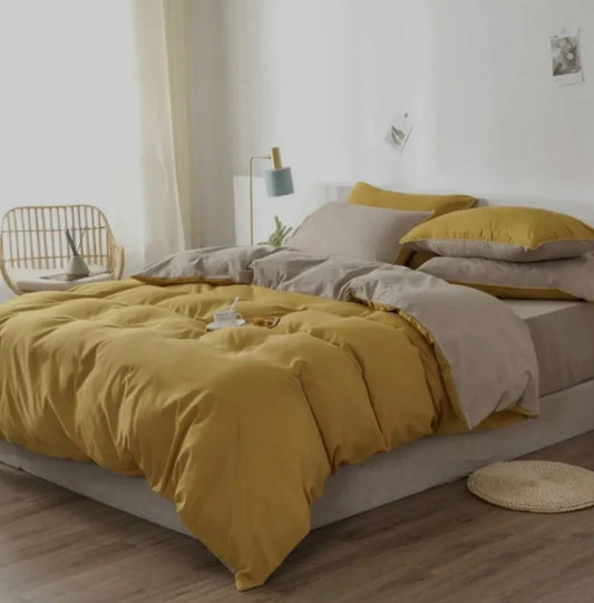 Mustard Yellow Comforter Set