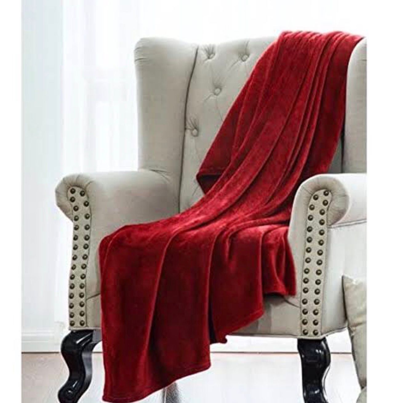 Ruby Red Plush Blanket