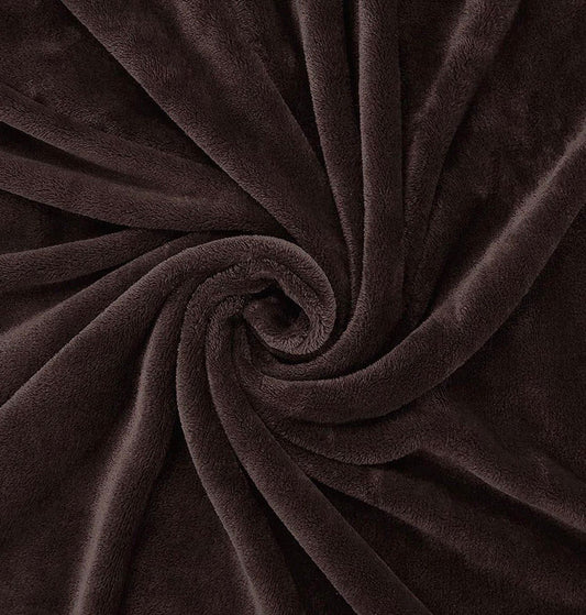 Dark Brown Fleece Blanket
