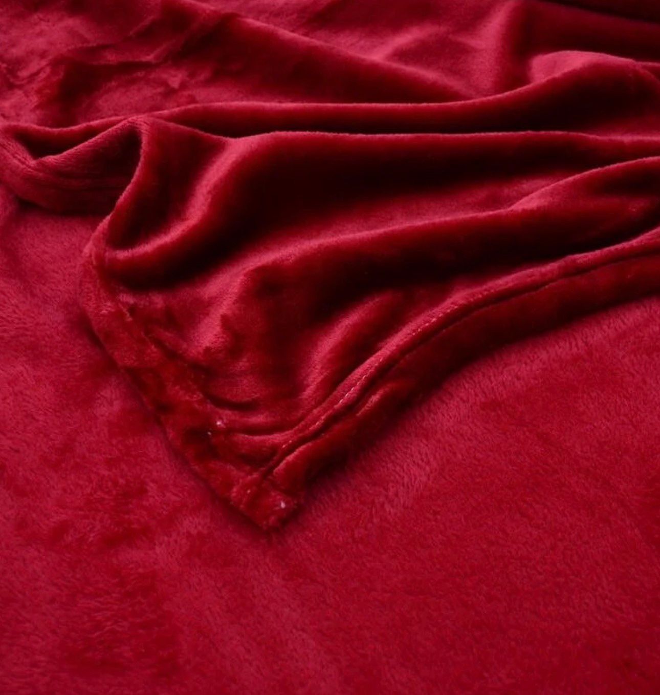 Ruby Red Plush Blanket