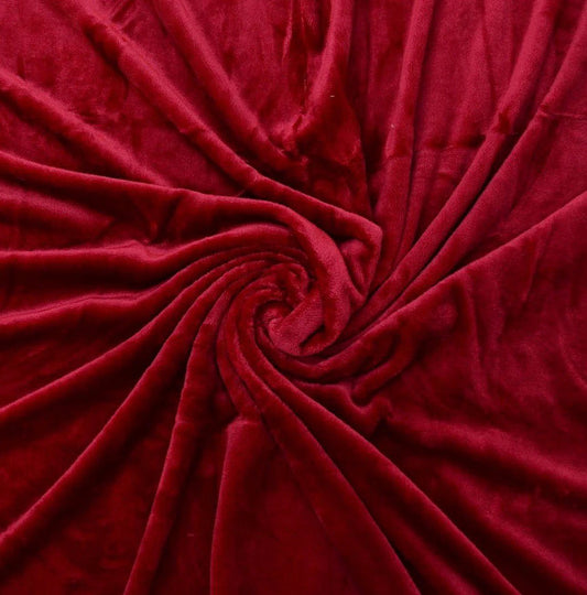 Ruby Red Plush Blanket